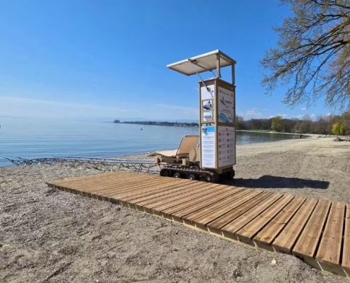 système de mise à l'eau pour les PMR SEATRAC